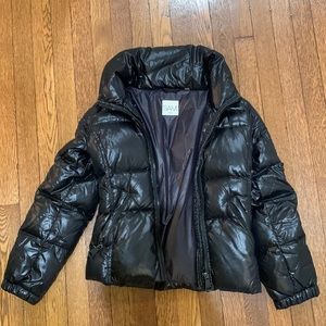 Girls size 12  black SAMs coat
